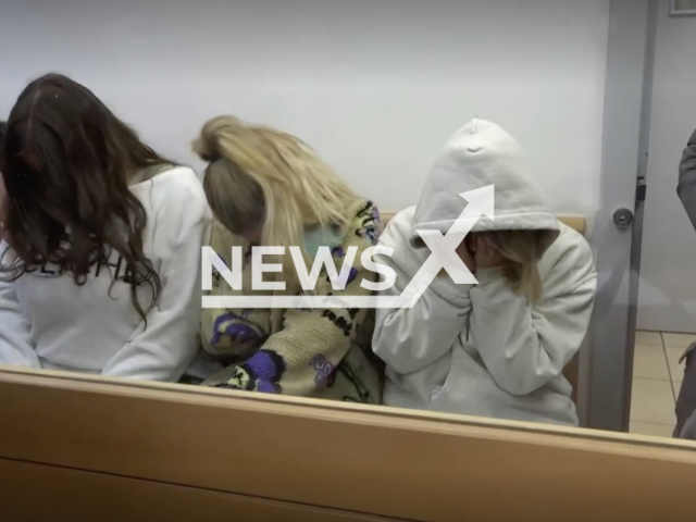 Photo shows four young women, undated. Arbel Mizrahi, 24, of Tel Aviv, Idan Tsauber, 24, of Kfar Saba, Orel Ben Haim, 24, of Kfar Saba, and Lee Poni, 22, of Kiryat Gat, allegedly attempted to bring 15 kilograms of cocaine and ketamine into Israel from Berlin and Budapest on multiple occasions between September 2022 and January 2023. Note: Picture is a screenshot from a video (Newsflash)