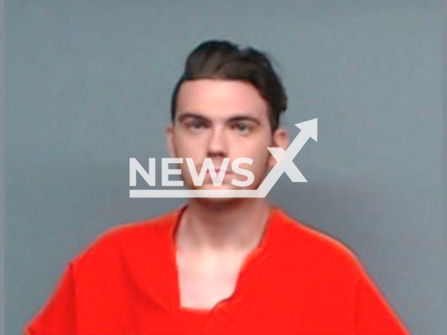 Aaron Llyod Mitchell, aged 25, from the city of Ashdown, in Arkansas, USA, poses in undated photo. He was jailed for 30 years for production of child pornography on Monday, Feb. 13, 2023. Note: Police photo. (Newsflash)