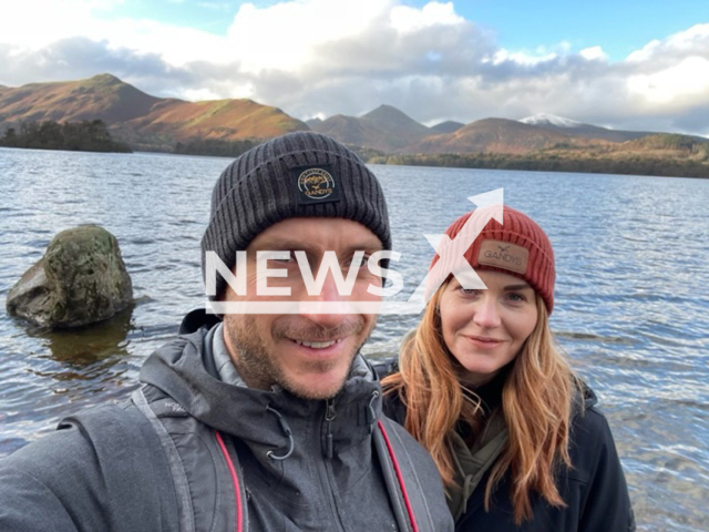 Photo shows Robert Robson, and his partner, Kristie Graham, undated. He was allegedly killed by Scott Forrest on the Seafox Burj in Qatar. Note: Picture is private (Newsflash)