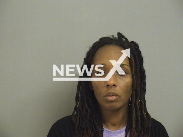 Camille Rechae Lewis poses in undated photo. She was booked in Tulsa County Jail in Oklahoma, USA, for torturing her children for years on Tuesday, Feb. 7, 2023. Note: Licensed content. (Tulsa County Jail/Newsflash)