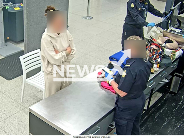 Image shows the Austrian woman, aged 27, who was charged with drug smuggling, undated photo. She was caught at Perth International Airport, in Western Australia, Australia, on Saturday, Feb. 11, 2023. Note: Licensed content. (Australian Federal Police/Newsflash)