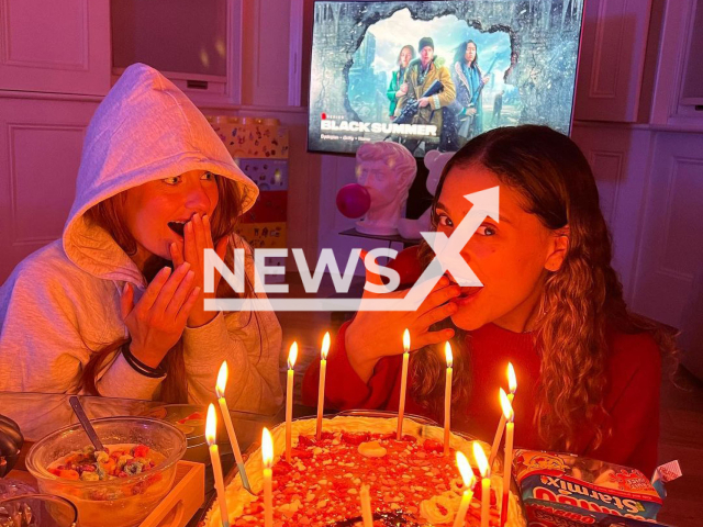 Photo shows Jana Diab, the daughter of the singer Amr Diab, posing with a birthday cake that has a penis figure on it, undated. Jana Diab angered her followers with her social media posts. Note: Licensed photo
Note: Picture is private (@janadiab_/Newsflash)