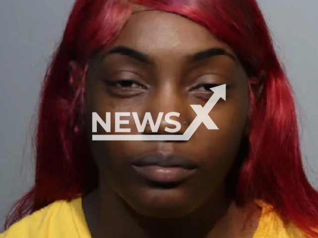 Amari Bente Hendricks, 24, poses in undated photo. She allegedly pulled out a gun on McDonald's employees because they did not give her a free cookie in the city of Altamonte Springs, Florida State, USA, on Thursday, Feb. 16, 2023. Note: Licensed content. (Seminole County Jail/Newsflash)