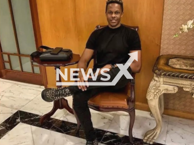 The son of the late former Zimbabwean leader President Robert Mugabe, Robert Mugabe Jr, poses in an undated photo. Mugabe Jr was arrested for allegedly destroying cars and property in Avondale, Harare, on Sunday, Feb. 19, 2023. Note: Private photo. (@robertmugabejr/Newsflash)