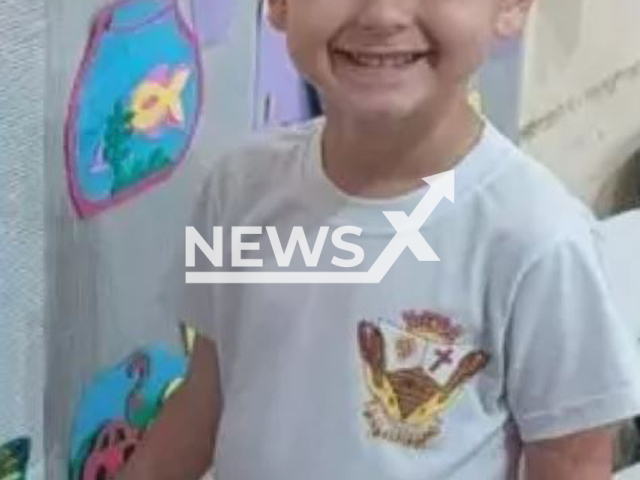 Lorenzo Tomaz Jacinto, 5,   poses in undated photo. He and his aunt Alice Marcelo, 22, they died after they fell into a river while traveling on a motorcycle on a flooded road due to the rains  in Meleiro , Brazil, on Tuesday, Feb. 22, 2023.
Note: Private photo. (Newsflash)