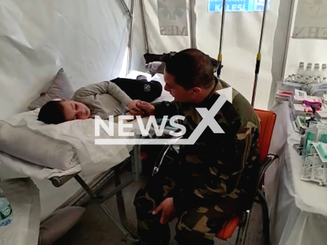 Field hospitals of the Ministry of Foreign Affairs provide medical services to 930 people, including 167 minors in Turkey. A 7.7-magnitude earthquake struck the district of Pazarcik in Kahramanmaras Province at 4.17am on 6th February 2023.Note: Picture is screenshot from a video. (@azerbaycanfhn/Newsflash)