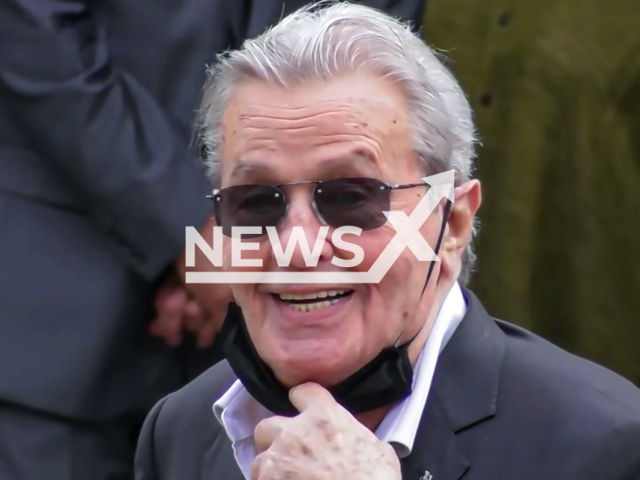 Actor Alain Delon (86) who suffered a double stroke in 2019, wants to resort to euthanasia when he is going to die. Note: Photo is a screenshot from a video(Newsflash).