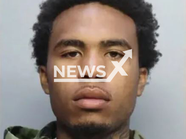 Vernon E. Kelson, 22, poses in an undated photo. Kelson recently posted a video in which he threatened police with an AK-47. Note: Photo from police. (Miami-Dade Police Department/Newsflash)