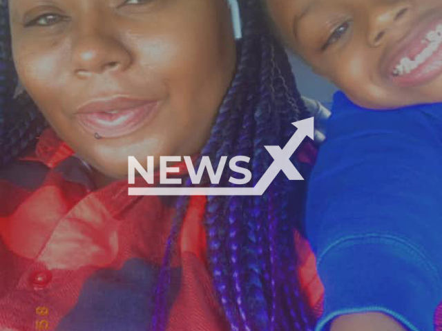 Photo shows Cornessia Fairley with her son, Cornelius Fairley, 6, undated. Cornelius Fairley was named a hero after calling 911 for his mother who was unconscious from a seizure at their home in Picayune, Mississippi, USA. Note: Picture is private (Cornessia Fairley/Newsflash)