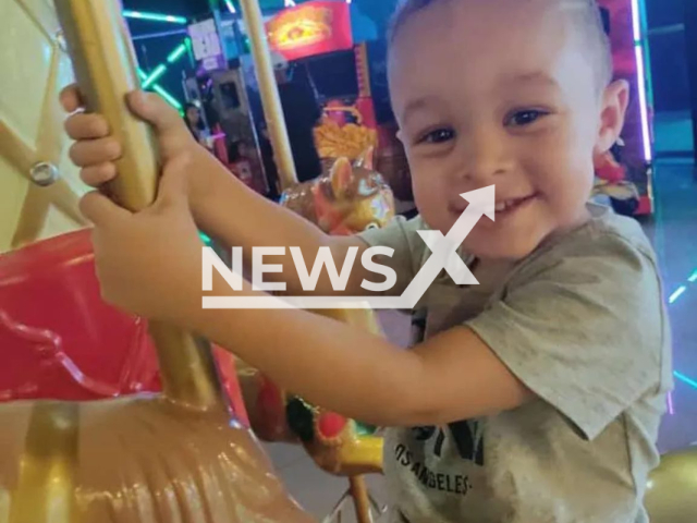 Ian Henrique de Almeida Rocha, 2, poses in undated photo.  He died after being taken to the hospital with a head injury, an abrasion on his chin, oedema on his forehead after  he  suffered two cardiorespiratory arrests in  Belo Horizonte, Brazil, on Tuesday, Jan. 10, 2023. Note: Private photo.  (Newsflash)