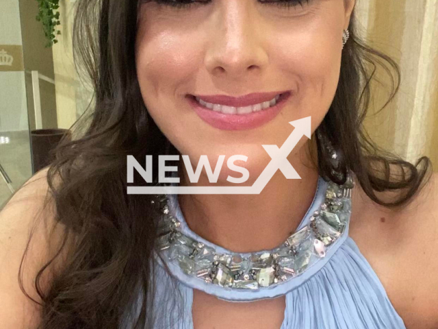 Tatiane de Oliveira Marcon, 32, poses in an undated photo. Tatiane died after falling into a silo used to dry peanuts, on a farm in the District of Avencas, in Marilia, Sao Paulo, on Tuesday, Feb. 28, 2023. Note: Private photo. (Tati Marcon/Newsflash)