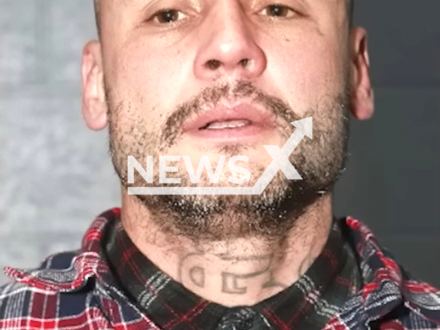 Ricardo Mercado, 42, poses in an undated photo. Mr. Mercado is a suspect that was involved in an officer-involved shooting that occurred in Los Angeles, California, on Saturday, Jan. 21, 2023. Note: Photo from police. (Los Angeles Police Department/Newsflash)