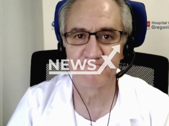 Photo shows Braulio De la Calle, undated. He is the transplant coordinator at the Gregorio Maranon Hospital in Madrid, Spain. Note: Picture is a screenshot from a video (Newsflash)