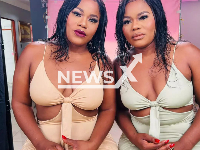 South African twin sisters Olwethu and Owami Siko, (pictured) who married the same man at age of 21 and divorced two years ago, are back to try their luck at love and find a man to marry both. Note: Private picture (@twiceasnice_sa/Newsflash)