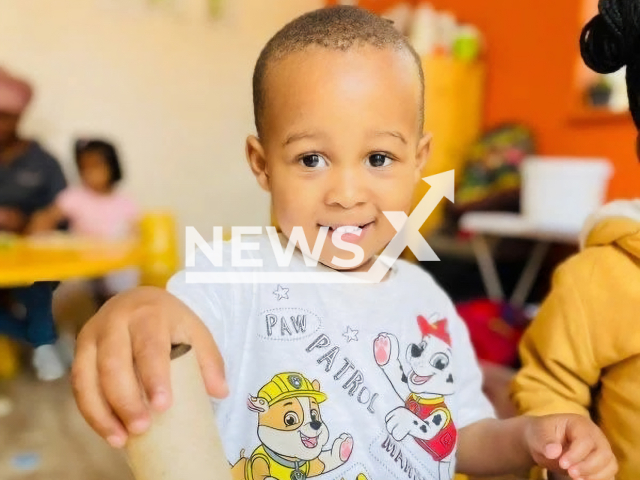 Photo shows Kganya Mokhele, undated. He reportedly died after a bookshelf fell on top of him at Little Ashford pre-school in Bedfordview, South Africa, on Tuesday, March 7, 2023. Note: Picture is private (Newsflash)