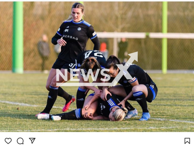 Image shows Ana Maria Markovic, 23, undated photo. The footballer who plays for Swiss Women's Super League club Grasshopper and the Croatia national team suffered an injury and will be off the court for a year. Note: Photo is a screenshot from a post. (Newsflash)