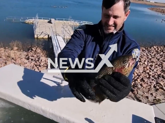 The fisherman pulls fish that make noises out of the water, undated. Although it is not highly uncommon for an underwater creature to be making noises, it is still an incredibly rare thing to witness. Note: Picture is screenshot from a video. (CPW SE Region/Newsflash)