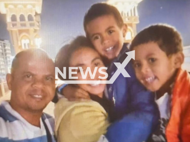 Photo shows a family, undated. A man from Madagascar allegedly killed his two sons before hanging himself at a hotel room in Alexandria, Egypt, Saturday, March 11, 2023. Note: Picture is private (Newsflash)