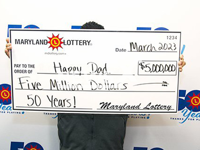 Image shows the lucky winner from the city of New Carrollton, in Maryland State, USA, undated photo. He won USD 5 million (GBP 4.1 million) on the lottery in March 2023. Note: Licensed content. (Maryland Lottery/Newsflash)