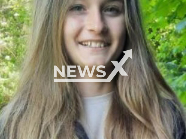 Luise F., aged 12, poses in undated photo. She was killed in the town of Freudenberg, in North Rhine-Westphalia, Germany. Note: Police photo. (Polizei Siegen-Wittgenstein/Newsflash)