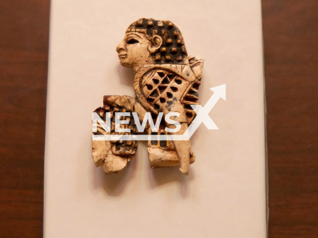 Photo shows an artifact that is believed to have been stolen during the pillaging of the Iraq Museum in Baghdad in 2003 and returned to Iraq by FBI, undated. Archaeologists believe the artifact, which stands only 2 1/4 inches tall and 1 1/2 inches wide, dates back 2,700 years. Note: Photo is from the FBI (FBI/Newsflash)