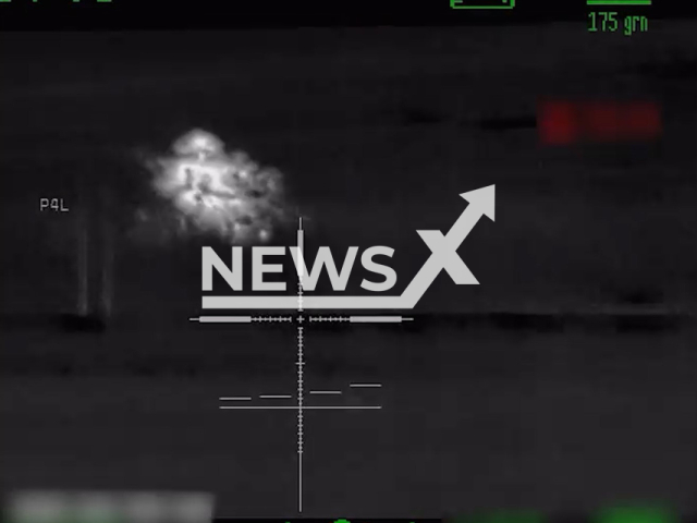 Russian enemy assault group explodes near Bakhmut, Donetsk region, Ukraine in undated footage. The footage was released by the the Command of the Ukrainian Special Operations Forces on Thursday, Mar. 16, 2023.Note: Picture is screenshot from a video. (@usofcom/Newsflash)