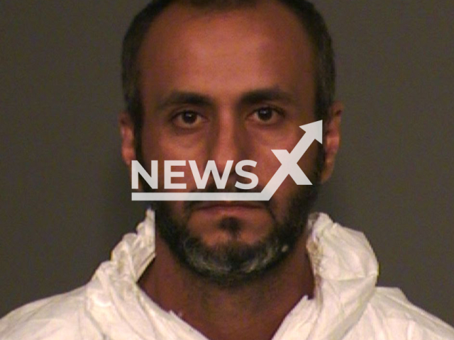 Mohammad Alkurdi, 38, poses in undated photo.  He was arrested after he allegedly shot and killed his wife in their bedroom and stuffed her body in a closet while their four young children were inside the apartment in Chandler, Arizona, USA, on Tuesday, March 14, 2023. 
Note: Private photo.  (Chandler Police Department/Newsflash)