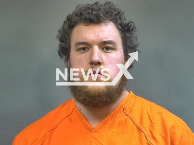 Gavan Rogers, 24, poses in undated photo. He was arrested and accused of biting his newborn after the 2-week-old  baby, in Boone County, Indiana, USA,  on  Tuesday, March 14, 2023.Note: Police photo. (Boone County Sheriff’s Office/Newsflash)