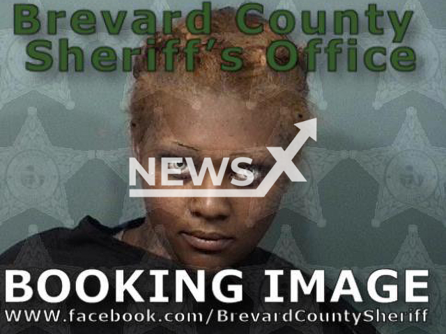 Quavi Janai Young, aged 26, poses in undated photo. She was arrested in the city of Cocoa, Florida State, USA, on Thursday, Mar. 16, 2023. Note: Licensed content. (Brevard County Sheriff's Office/Newsflash)