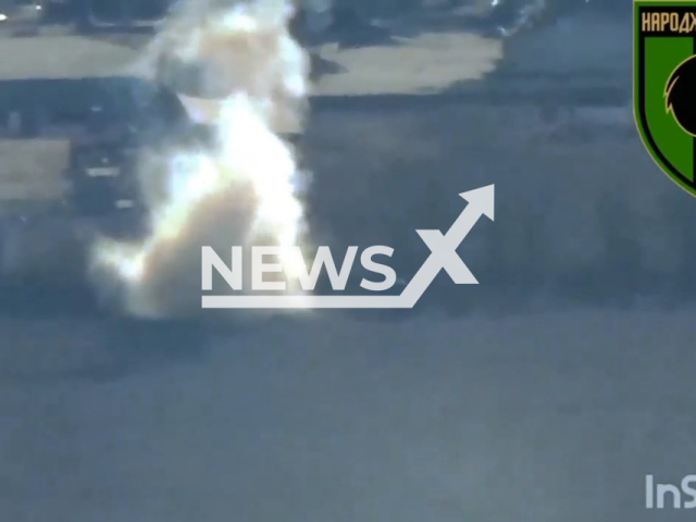 Ukrainian forces destroy Russian military positions and equipment in Ukraine in undated footage. The footage was released by the 102nd separate brigade of the Territorial Defense Forces on Monday, Mar. 20, 2023. Note: Picture is a screenshot from a video (@102brugadaTROIvanoFrankivsk/Newsflash)