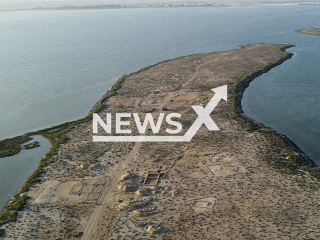 Photo shows the oldest pearling town on Siniyah Island in the Emirate of Umm Al Quwain in the United Arab Emirates, undated. Artifacts found in this town, date as far back as the region’s pre-Islamic history in the late 6th century. Note: Photo is from the Umm al-Quwain Department of Tourism and Archeology (Umm al-Quwain Department of Tourism and Archeology/Newsflash)