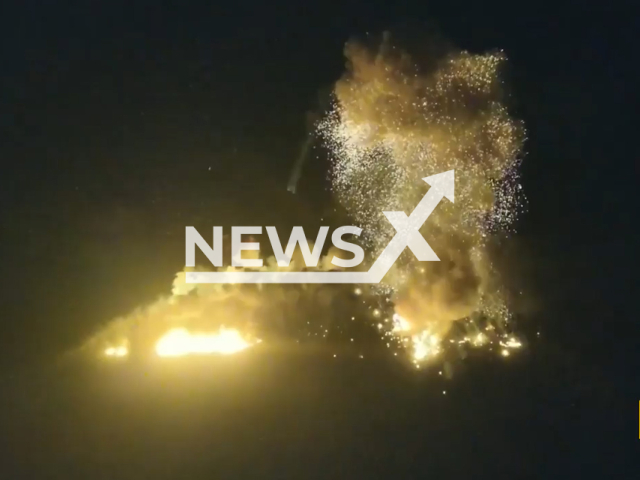 Ukrainian unit "White Wolves" destroy Russian military targets on the battlefields in Eastern Ukraine in undated footage. According to the Security Service of Ukraine 22 Russian military targets were destroyed in just 5 days. Note: Picture is screenshot from a video. (@SecurSerUkraine/Newsflash)