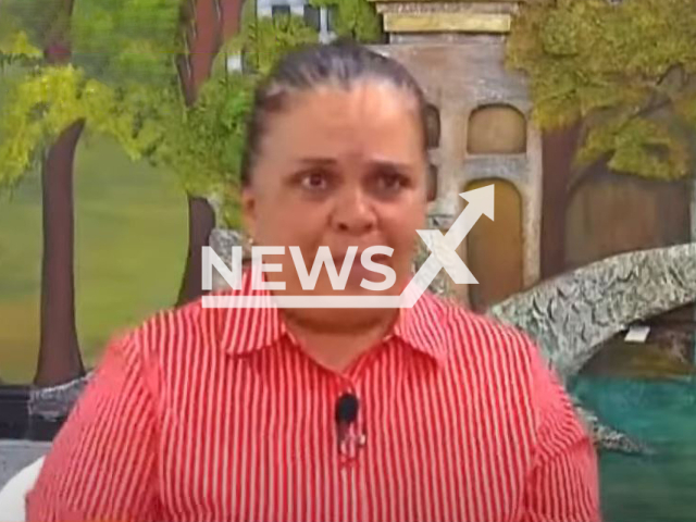 Picture shows Sandra del Pilar undated. She and her husband were sentenced to 14 years in prison for stealing a roast chicken due to a difficult economic situation. 
 Note: Photo is a screenshot from a video. (Newsflash)