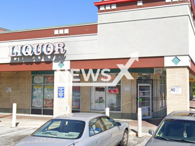 Picture shows Modern Liquors market located at 2358 Iverson Street in Temple Hills, Maryland State, USA, undated. A retired contractor, 74, bought lottery ticket in November, 2022 and was unaware of win for four months. Note: Photo is a screenshot from Google Maps. (Google Maps/Newsflash)