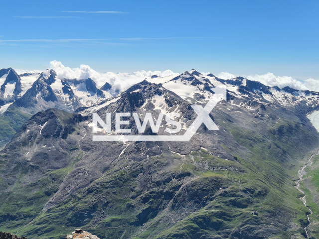 Image shows rock glaciers which are widespread in the Alps, but less known than 'normal' glaciers, undated photo. The active Bock glacier in the Outer Hochebenkar is in the middle, while the Inner Hochebenkar with an inactive rock glacier is on the right. The Gurgler ridge is in the background. Note: Licensed content. (3DGEO Heidelberg/Newsflash)