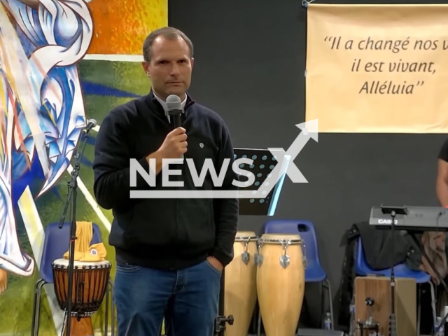 Image shows French priest Antoine Coelho, undated photo. He was suspended after announcing that he was going to marry and 26-year-old woman from the city of Barcelona, Catalonia, Spain. Note: Photo is a screenshot from a video. (Newsflash)