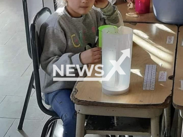 Photo shows a girl named Valentina, undated. She was allegedly run over by her mother's partner in Neuquen, Argentina. Note: Picture is private (Newsflash)