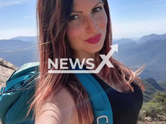 Photo shows Monica Perra, undated. She reportedly lost her life after falling on rocks while hiking on the Devil's Saddle in Cagliari, Italy, Monday, March 27, 2023. Note: Picture is private (Monica Perra/Newsflash)