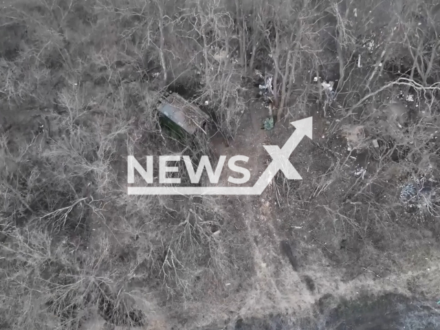 Ukrainian fighters destroy Russian military equipment near Vuhledar in Ukraine in undated footage. The footage was released by the 72nd OMBr named after Black Zaporozhets on Thursday, Mar. 28, 2023. Note: Picture is a screenshot from a video (@72.brigade.best/Newsflash)