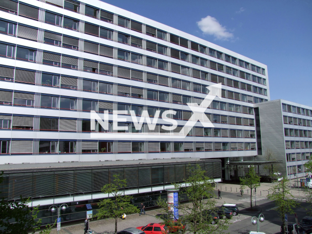 Image shows the Frankfurt am Main Higher District Court, in Germany, undated photo. Laura H., aged 33, will be trialed for membership in a terrorist and criminal organisation. Note: Licensed content. (OLG Frankfurt/Newsflash)