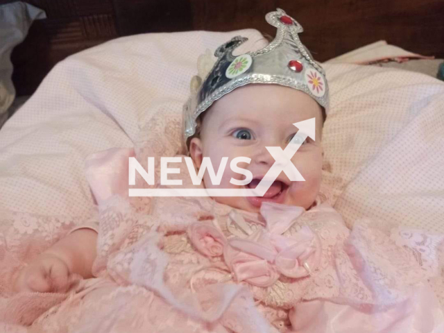 Photo shows a six-month-old baby girl named Harut Leibovich, undated. She was killed after a bus hit the stroller she was in on Keren Hayesod Street in Jerusalem, Israel, Monday, April 3, 2023. Note: Picture is private (Newsflash)