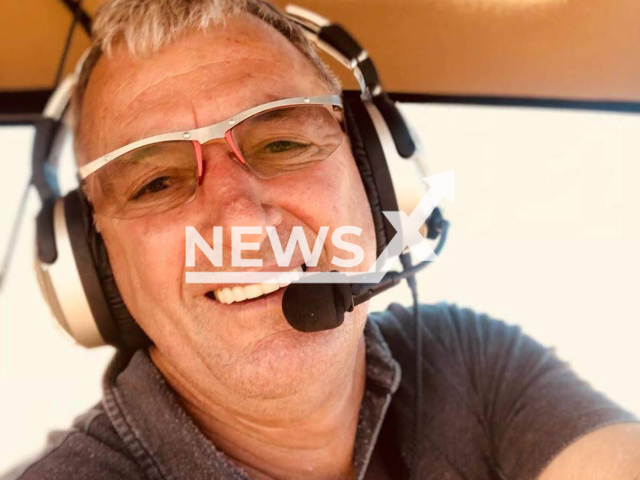 Photo shows Omer Lerer, 64, an experienced pilot who flew for El Al, undated. He was killed in a helicopter crash near the coastal city of Netanya, Israel, Tuesday, April 4, 2023. Note: Picture is private (Newsflash)