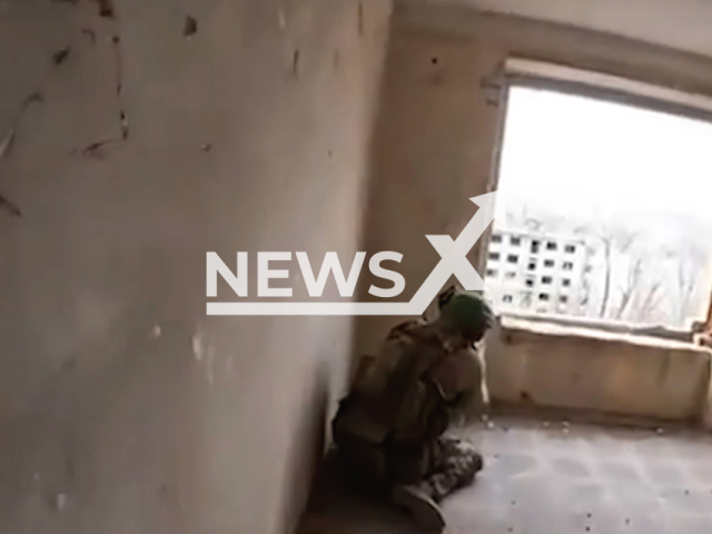 Ukrainian Special operations forces defend the city of Bakhmut in urban battle in Ukraine in undated footage. The footage was released by the Command of the Special Operations Forces on Thursday, Apr. 06, 2023. Note: Picture is screenshot from a video. (@usofcom/Newsflash)