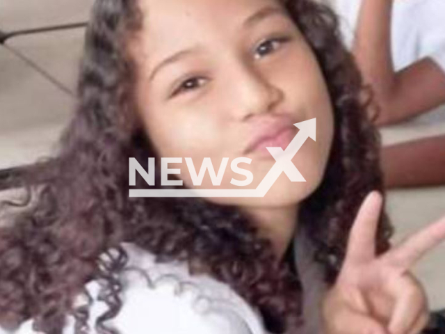 Ester de Assis, 9, poses in undated photo. She died after being hit by a stray bullet during a shootout between gangs, in Rio de Janeiro, Brazil, on Wednesday, Aril. 4, 2023. Note: Private photo.  (Newsflash)