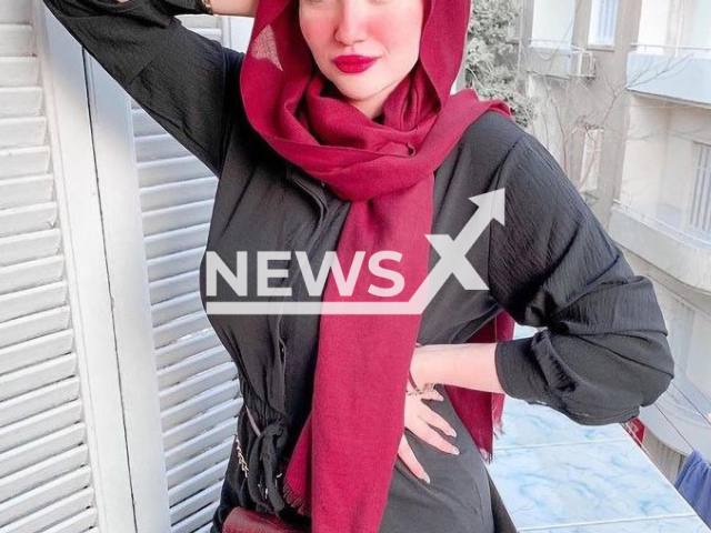 Description: TikTok girl Haneen Hossam who was previously sentenced to two years in prison for 'violating family values and principles'. Note: Private photo. (@haneenhossamoffi/Newsflash)