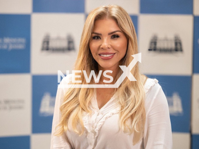 Councilwoman Veronica Costa poses in undated photo. She had her sentence increased from five years and 10 months in prison to ten years and 8months  in prison for torturing her ex-husband  in Rio de Janeiro, Brazil, on Wednesday, April 12, 2023.

 Note: Private photo.  (@veronicacostamaeloira/Newsflash)