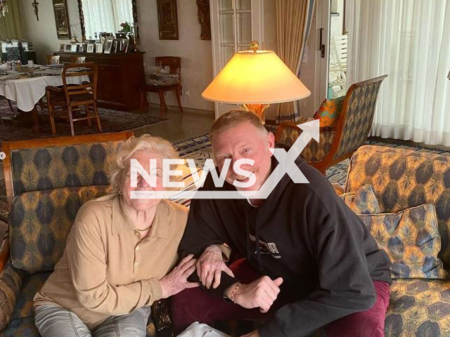 Boris Becker, 55, poses with his mother Elvira Pisch, in undated photo. Boris Becker talks about the  day his career as a professional athlete ended and he had an affir with Angela Ermakova that resulted in a child, in a new documentary.
 Note: Private photo.  (@borisbeckerofficial/Newsflash)