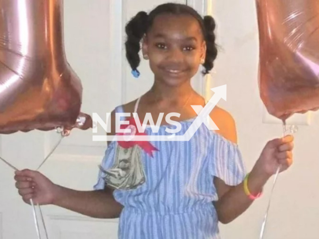 Picture shows Asijah Love Jones, 11, undated. Kionta Parks, 22, was arrested for allegedly killing Asijah with a stray bullet while she was sleeping in her bedroom in Spalding County, Georgia, USA. Note: Private photo. (GoFundMe/Newsflash)