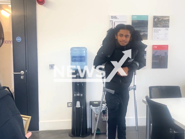 Picture shows Jahlil Kumar, 15, undated. The 15-year-old was awarded the Lyrico Steede Award. Note: Picture is a screenshot from a video (@nottinghampolice/Newsflash)