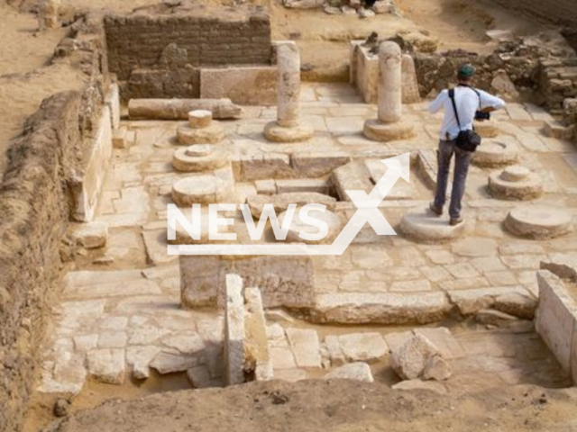 A Dutch-Italian archaeological mission discovers an ancient tomb and four small chapels in Saqqara, Egypt, undated. They are dating back to the Ramesside era. Note: The photo is from the Egyptian Ministry of Tourism and Antiquities' press release. (Egyptian Ministry of Tourism and Antiquities/Newsflash)